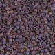 Miyuki delica Beads 11/0 - Matted opaque brown ab DB-884